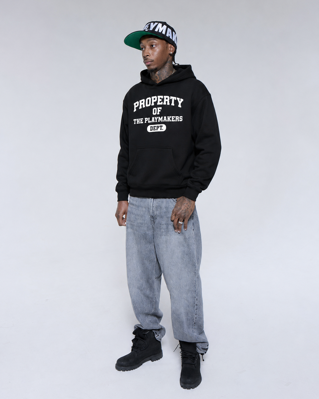 PM DEPT. HOODIE (BLACK)