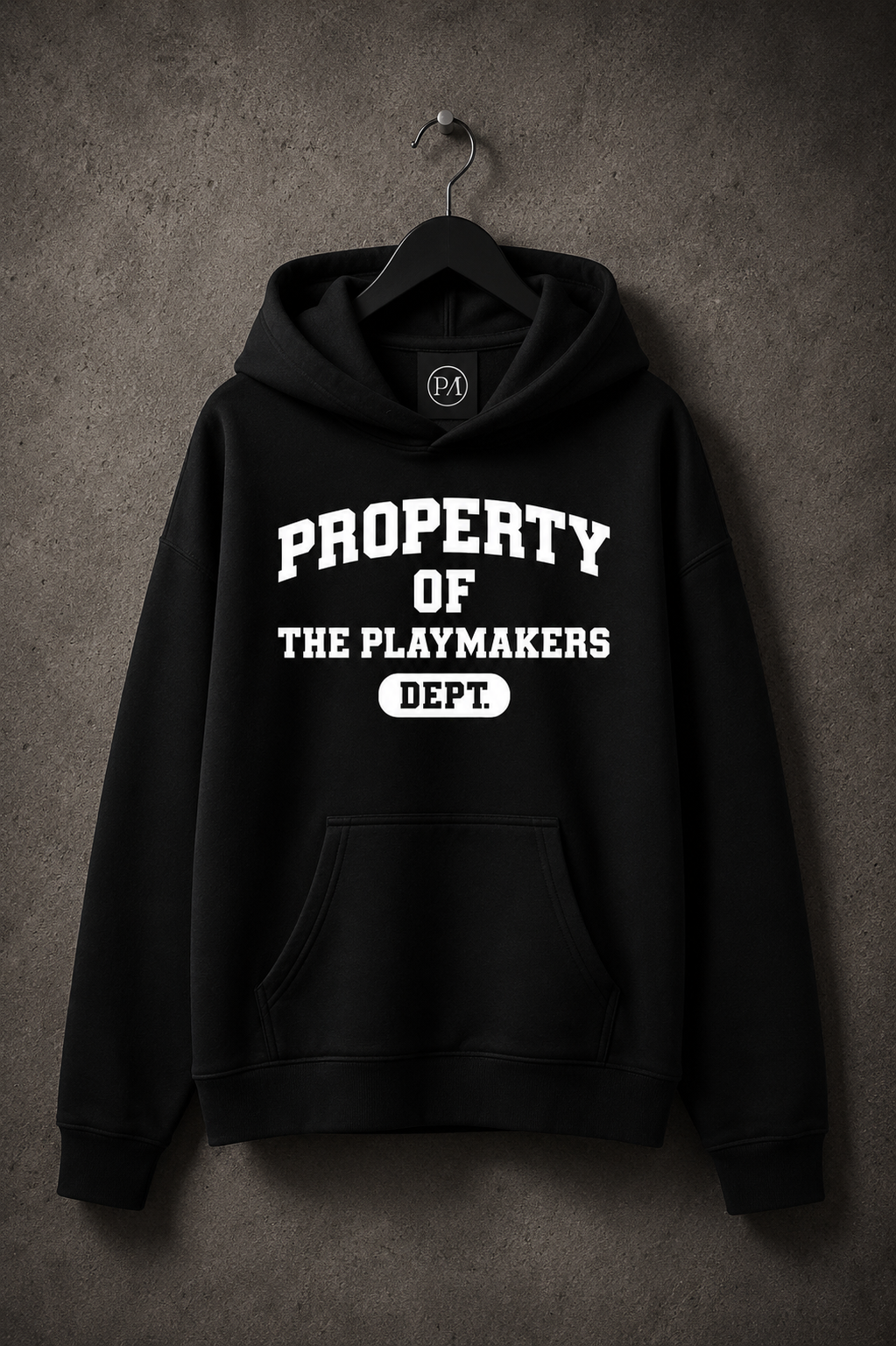 PM DEPT. HOODIE (BLACK)