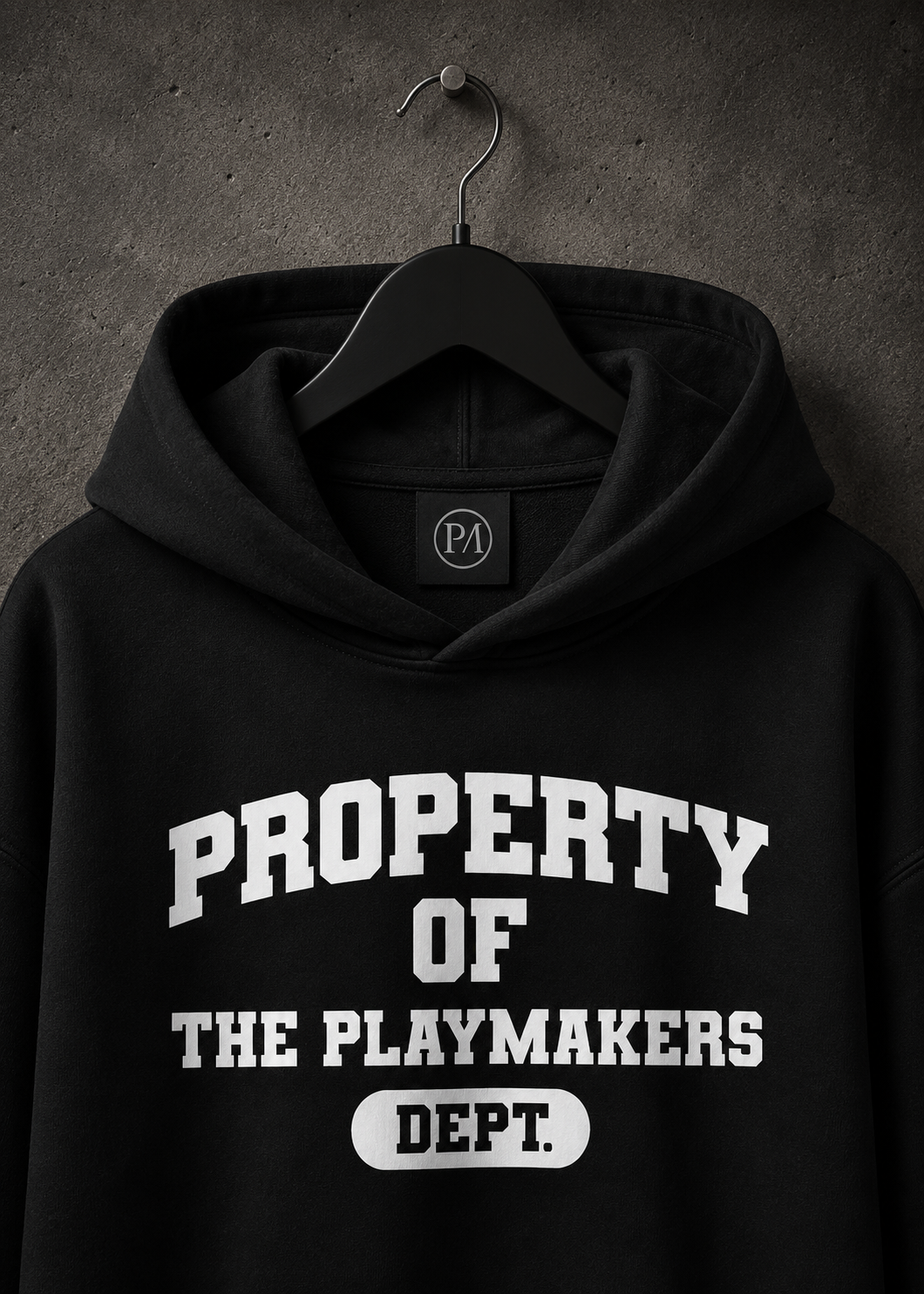 PM DEPT. HOODIE (BLACK)